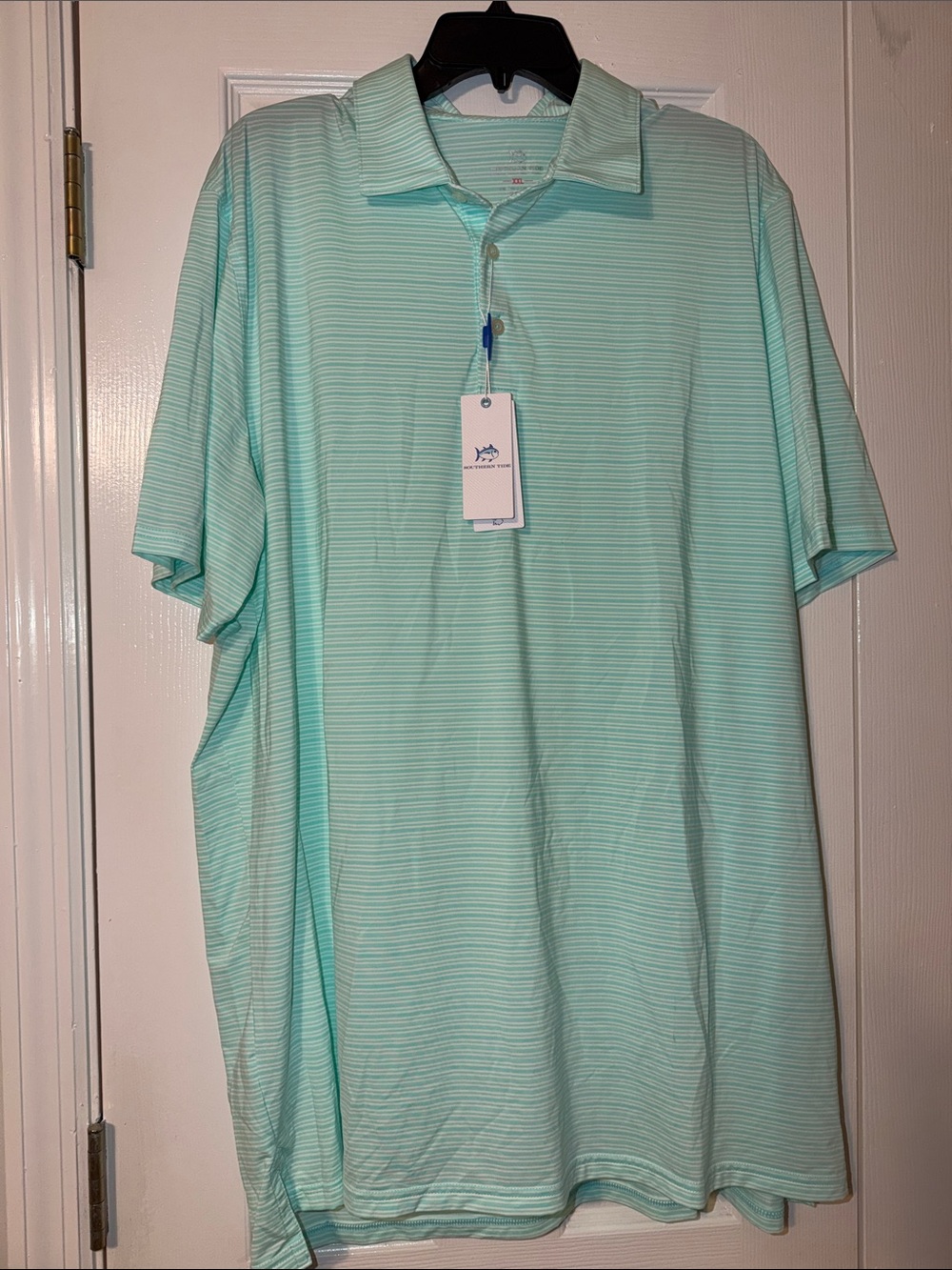 Southern Tide Mint Striped Men’s Polo